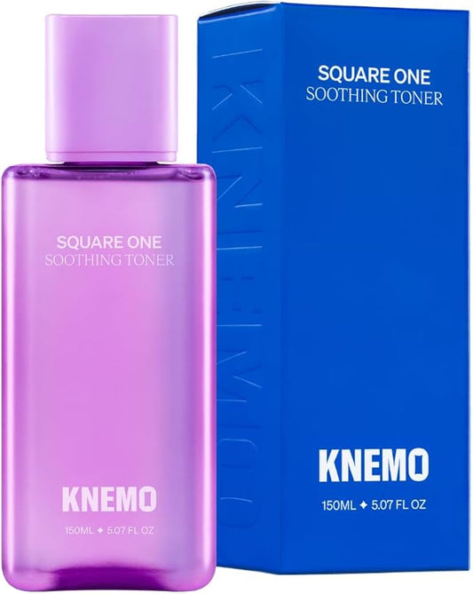 Square One Soothing Toner for Sensitive Skin with Calming CICA, Tea Tree, Anti-Sebum, Antioxidants, AHA, PHA, Niacinamide, Vegan, Cooling, Fragrance-Free | 5.07 fl oz ✦ 150ml