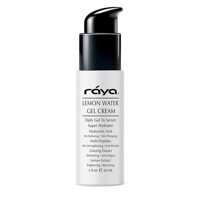 Raya Lemon Water Gel Cream (308) | Moisturizing, Skin-Repairing, and Anti-Aging Facial Day and Night Cream for Non-Problem Skin | Fills in Wrinkles and Improves Complexion
