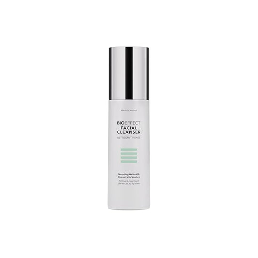 Bioeffect Facial Cleanser, Gel-to-Milk Face Wash & Gentle Makeup Remover with Moisturizing Squalane