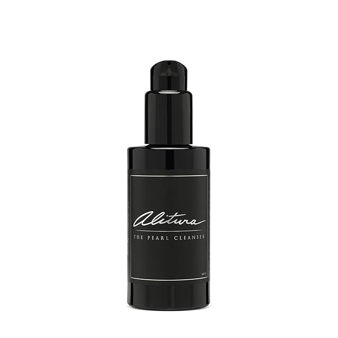 Alitura Pearl Facial Cleanser for Men & Women 100 ml – Anti-Aging Face Wash with Marine Collagen, Sea Kelp & Organic Botanicals – Hydrating Gentle Exfoliant for Clear, Smooth Skin – 3.4 oz Travel Size