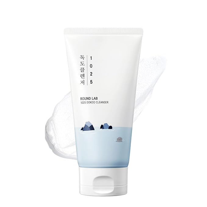ROUND LAB 1025 Dokdo Trio Set : Toner + Cleansing Oil + Cleanser for Clear Skincare, Intense Hydration, Korean Skincare