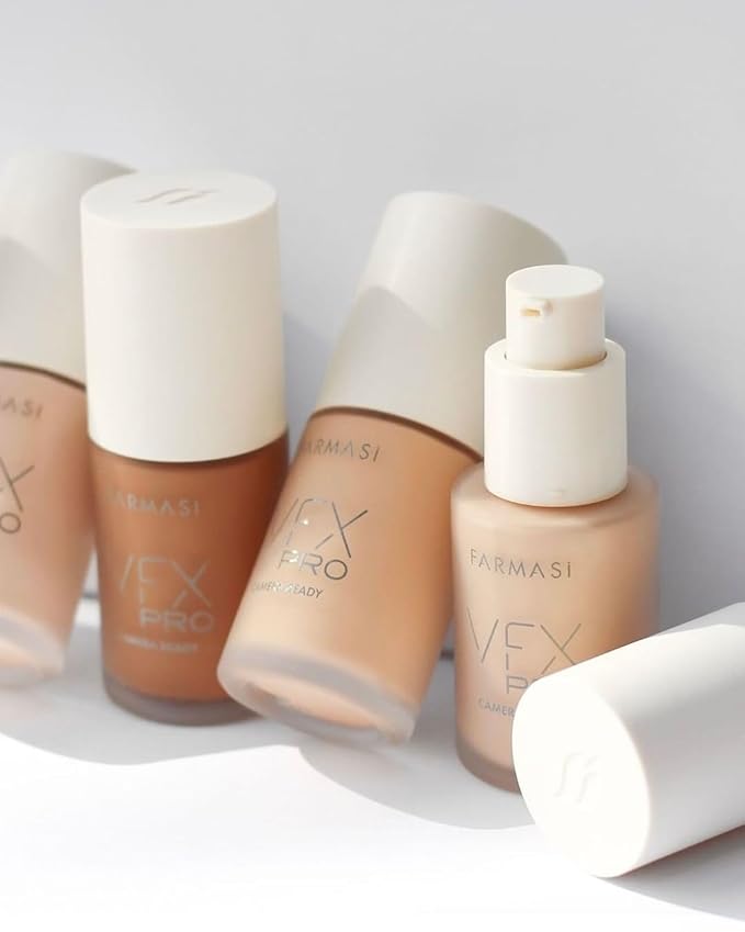 FARMASi Vfx Pro Foundation, Full Coverage Liquid Cream, Medium 15 30 ml