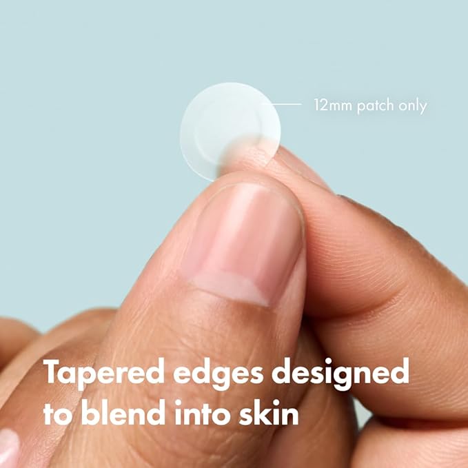 Mighty Patch™ Invisible+ Patch – The Barely-There Daytime Hydrocolloid Acne Pimple Patch for Covering Zits and Blemishes, Tapered Edges Designed to Blend Into Skin (72ct)