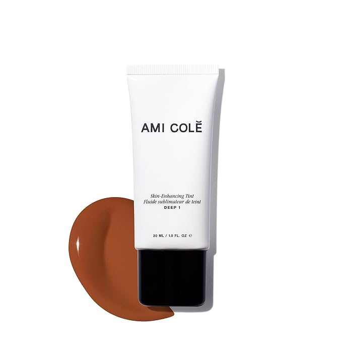 AMI COLÉ Skin-Enhancing Tinted Moisturizer (Deep 1), tinted