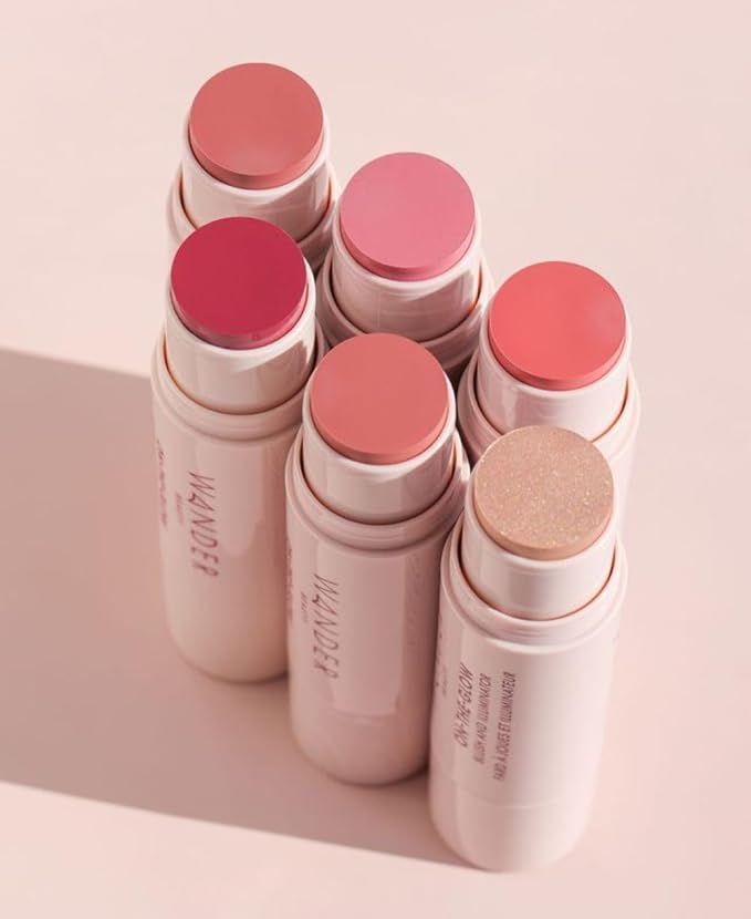 Wander Beauty On-the-Glow Blush and Illuminator - Strawberry - 0. 4 oz