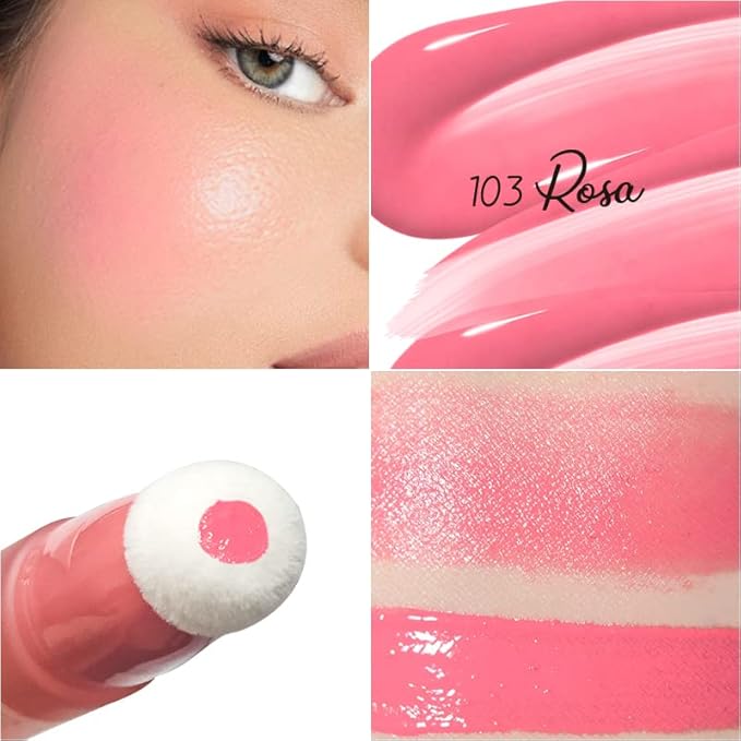 Blush Beauty Wand,Matte Face Blush Contour Wand with