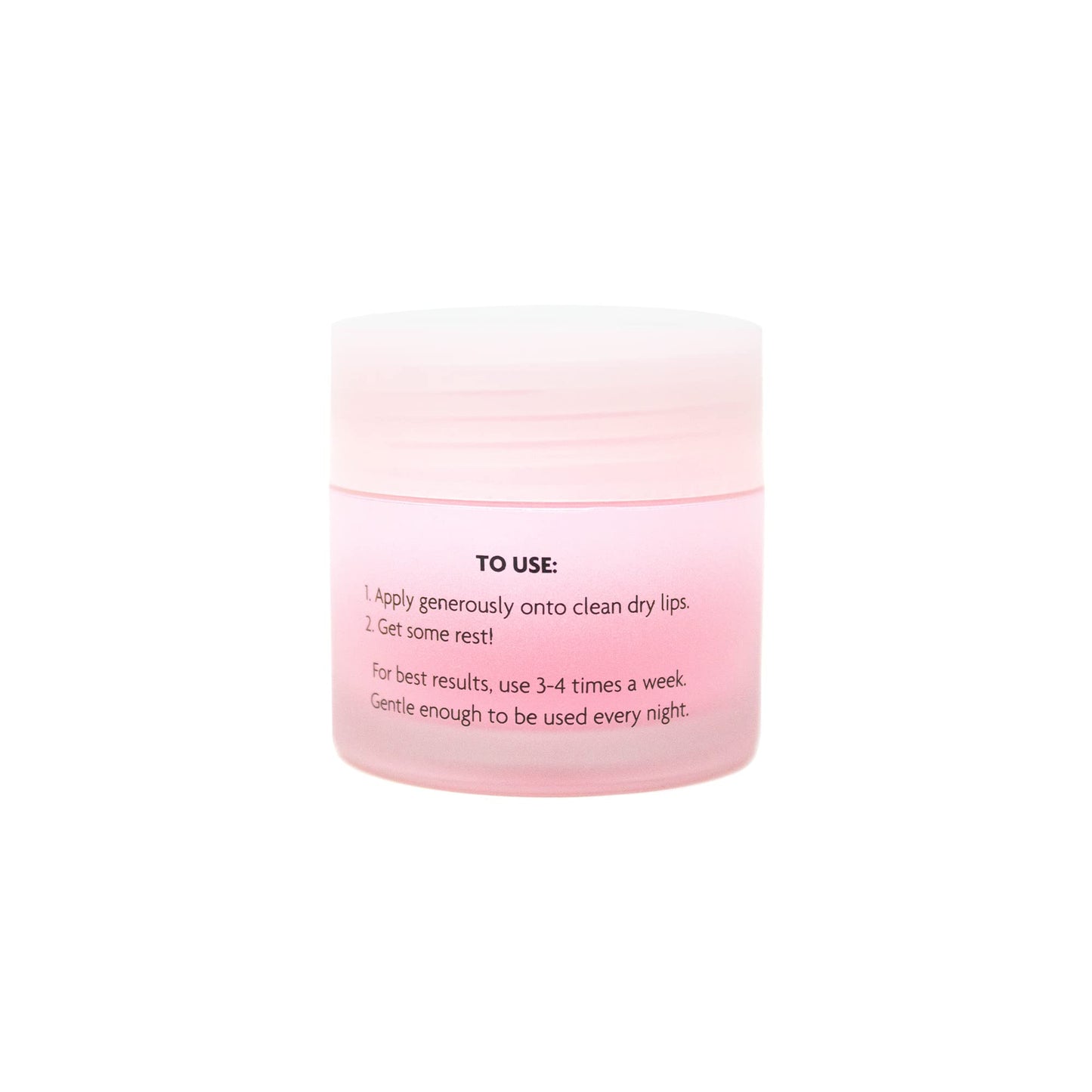 The Crème Shop Overnight Lip Therapy Masque - Korean Lip Sleeping Mask with Moisturizing Shea Butter for Dry Lips (Sweet Berries)