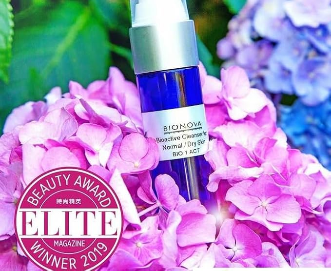Bioactive Facial Cleanser Treatment for Normal to Dry Skin - Non-Foaming Face Wash Provides a Gentle Deep Clean (4.5 fl oz)