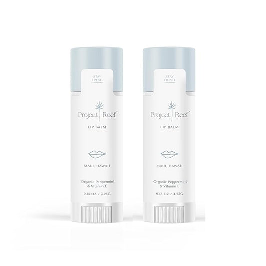 Cooling Lip Balm w/Organic Peppermint, Shea