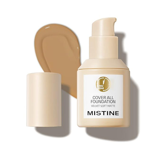 MISTINE Liquid Foundation Makeup Full Coverage Fou