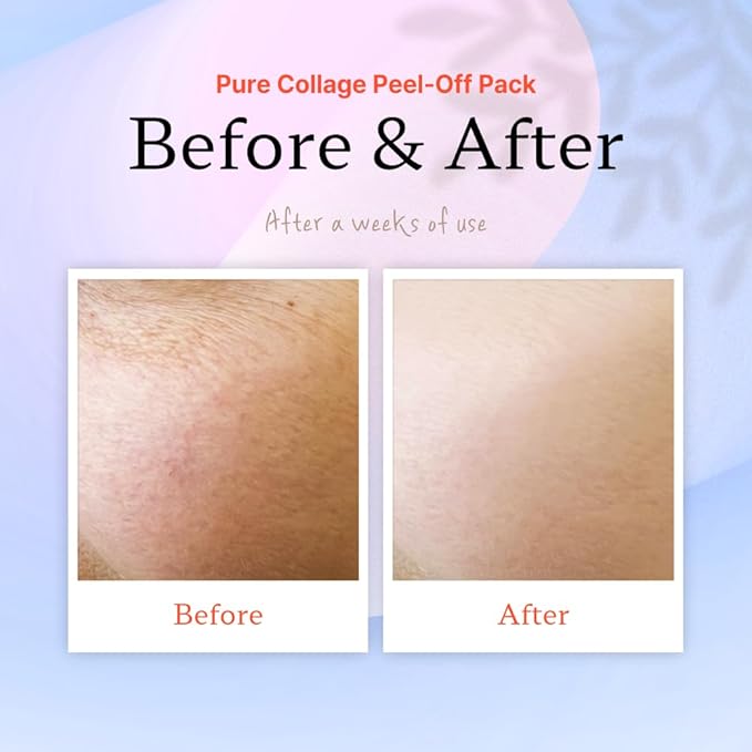 ELT Pure Collagen Peel Off Wrapping Facial Mask Pack with Silicone Brush (60 ml / 2.02 fl.oz) Hydrating face mask Korean Skincare