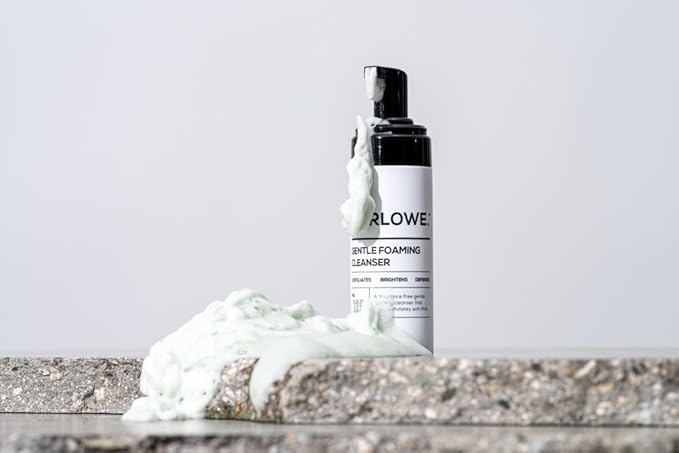 MARLOWE. No. 129 Gentle Foaming Facial Cleanser 4.5 Oz, Exfoliating, Brightening & Protective Daily Mens Face Wash with PHA, Natural Green Tea Extracts & Antioxidants, Unscented & Vegan