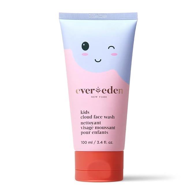 Evereden Kids Cloud Face Wash: Tropical Sorbet, 3.4 fl oz | Creamy & Fun Skin Care for Kids | Easy-to-Use Face Wash | Non-toxic Skin Care for Sensitive Skin