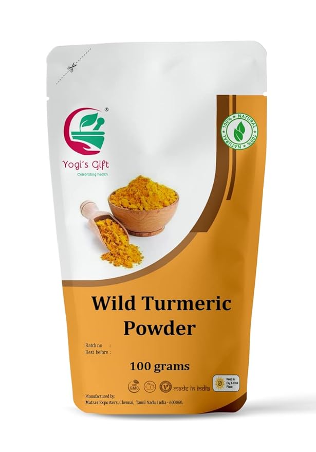 Kasturi Turmeric Powder for Skin Care | Wild 3.5 Oz