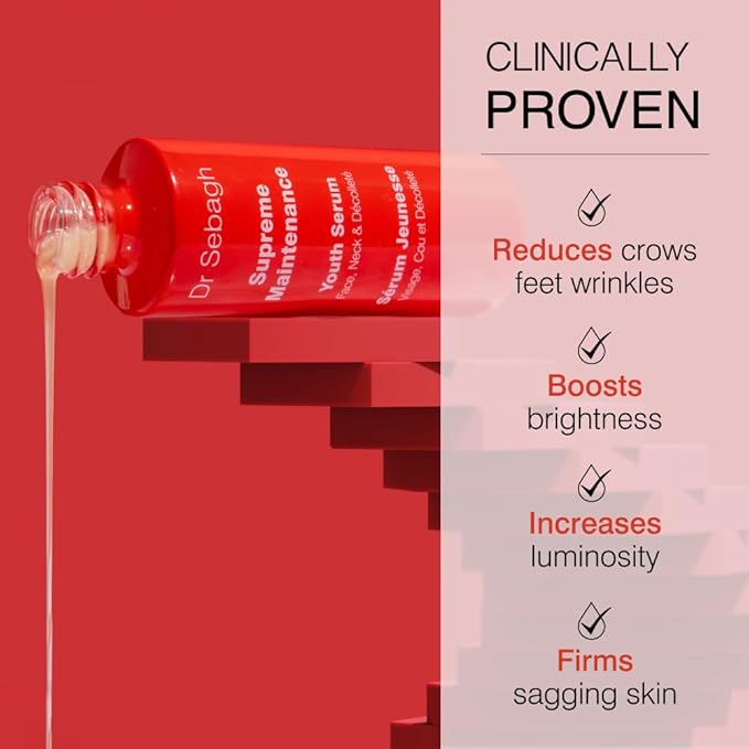 Supreme Maintenance Youth Serum - (2 fl. oz.) | Award Winning Anti Aging Serum with Resveratrol | Hydrating & Enhanced with Collagen & Antioxidants | Rejuvenates Dark Spots on Face & Neck