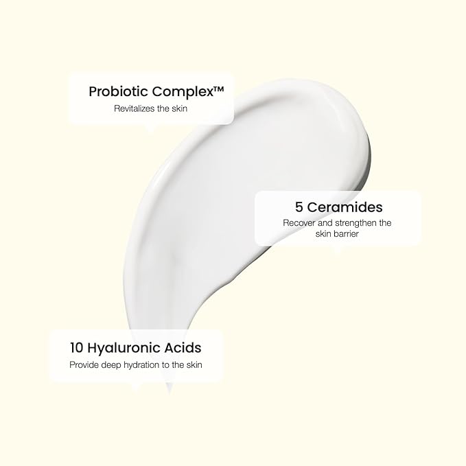 BIODANCE Skin-Glow Essence Cream, Moisturizing, Anti-Aging, Hyaluronic Acid & Ceramide Facial Moisturizer | 1.69 fl.oz, 50ml