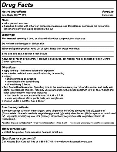 Green Screen Organic Zinc Oxide Sunscreen SPF 32 - Original - Vegan - Soy Free - Gluten Free - 6.8 fluid ounces/230g - TSA Carry On Compliant