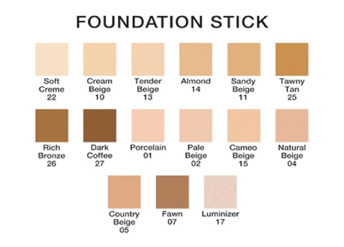 Creamy Conditioning Foundation Stick Buildable Coverage Hypoallergenic (Porcelain)