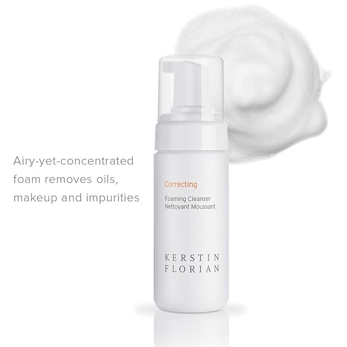 Kerstin Florian Correcting Foaming Cleanser | Salicylic Acid & BHA Deep Cleansing Face Wash for Oily Skin | 3.4 fl oz