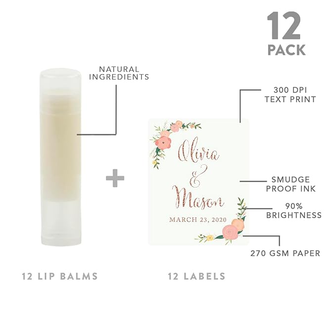 Andaz Press Personalized Bridal Shower Bachelorette Florals,