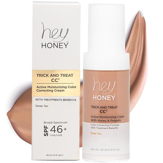 Hey Honey Trick and Treat CC² Cream SPF (Deep Tan) 1 oz