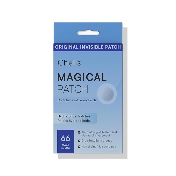 Chel's Magical Cosmetic Acne Pimple Patches | Hydrocolloid Patches for Acne & Zit Treatment | Invisible Spot Cover for Blemishes & Breakouts | Korean Skincare (Pack of 3)