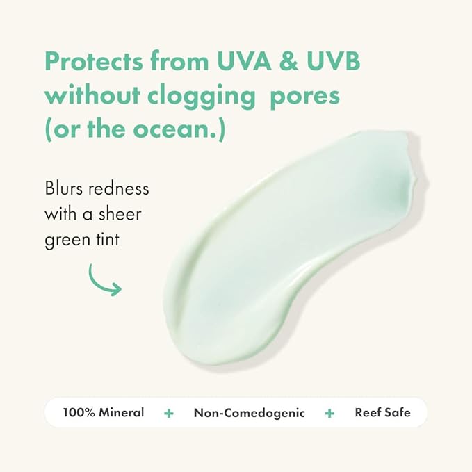 Hero Cosmetics Force Shield Superlight Sunscreen SPF 30 - Everyday SPF 30 for Acne-Prone Skin with Zinc Oxide, Green Surge, and Extremolytes - Fragrance Free and Reef Safe (50 ml)