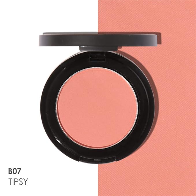 FOCALLURE Silky Face Pressed Blush,High Pigment Mineral Blusher,Create Blusher Makeup,TIPSY