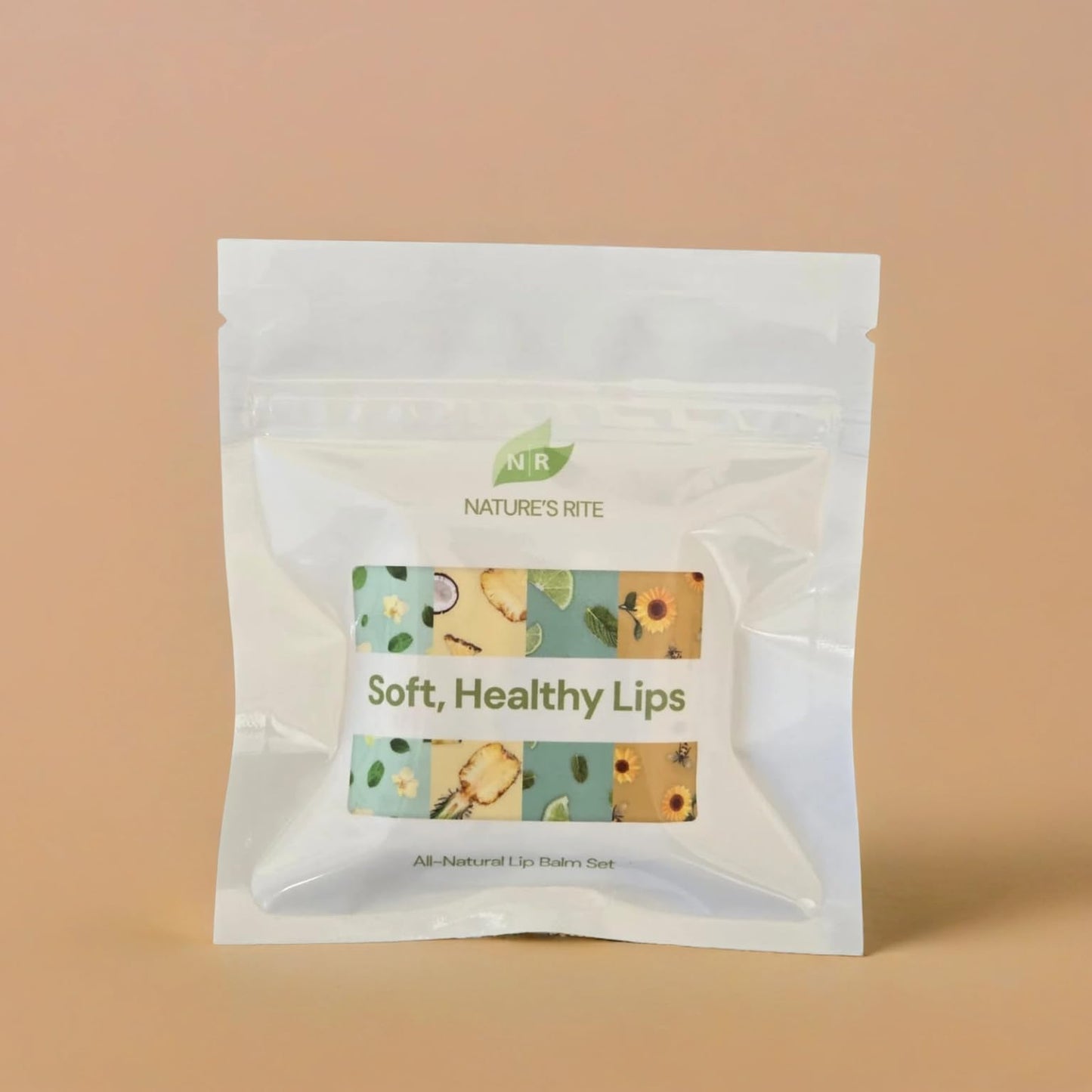 Handmade Lip Balm Set – 4 Natural Flavors – Deep Moisture for Soft, Hydrated Lips – All-Natural Ingredients – Perfect for Daily Care