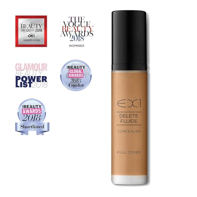 EX1 Cosmetics Delete Fluide Full Coverage Liquid Concealer Seamless Finish