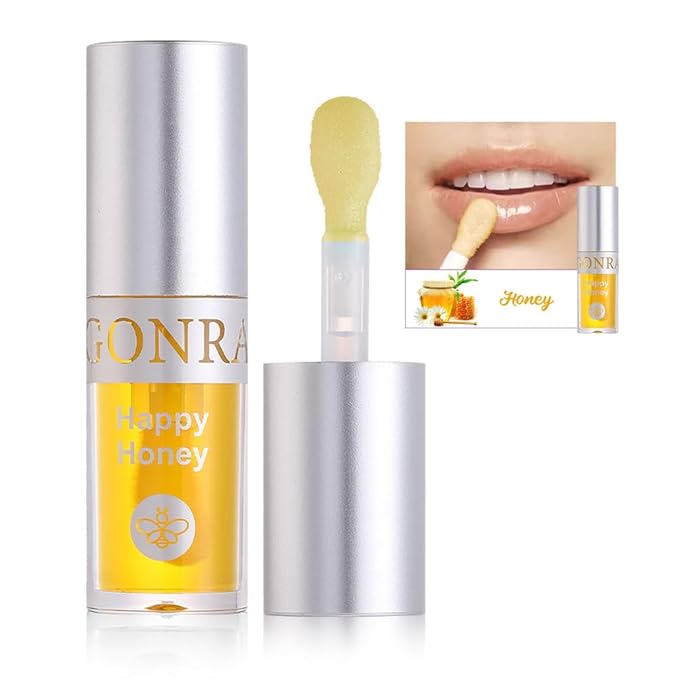 AKARY Hydrating Lip Glow Oil with Big Brush Lip