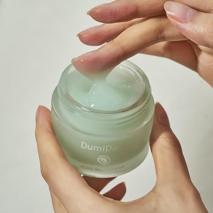 Mung Bean Cream - Korean Traditional Vegan Skincare Formula, Detoxifies and Soothes with Fermented Mung Bean Extract, Bifida Extract, Galactomyces, and Centella Asiatica, 50g | 1.76fl. oz.