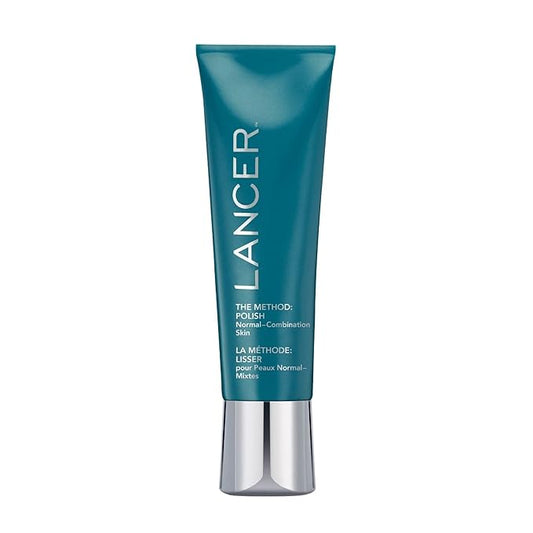 Lancer Skincare The Method: Polish Facial Exfoliator, Daily Exfoliating Face Scrub with Natural Minerals, Normal Combination Skin, 4.2 Fluid Ounces