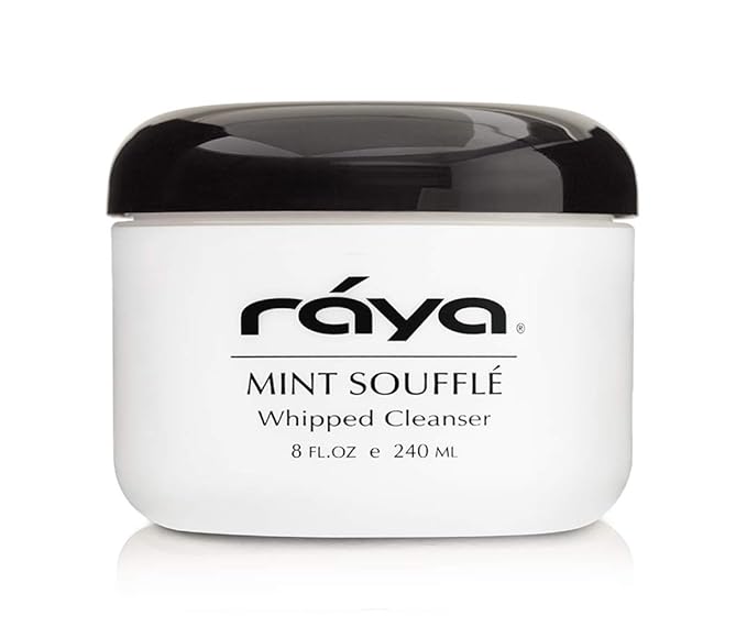 Raya Mint Soufflé Facial Cleanser 8 oz (102) | pH Balanced Face Wash for Oily and Combination Skin| Helps Clear Clogged Pores and Smooth Complexion