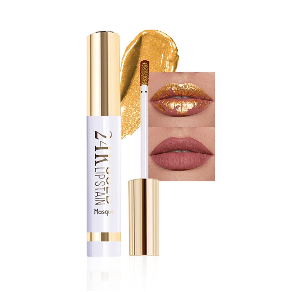 All Day Matte Lip Gloss Peel Off Masque - Peel Off Lip Stain Tattoo, Dusty Mauve Pink Peel Off Lip Tint，Long Lasting Waterproof Transfer-proof Lip Mask Lip Stain Peel Off Lip Gloss,Stay Lip Makeup 04#