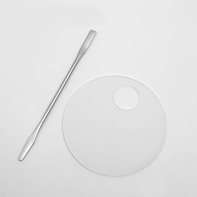 2 Pcs Acrylic Makeup Palette Makeup Mixing Tray