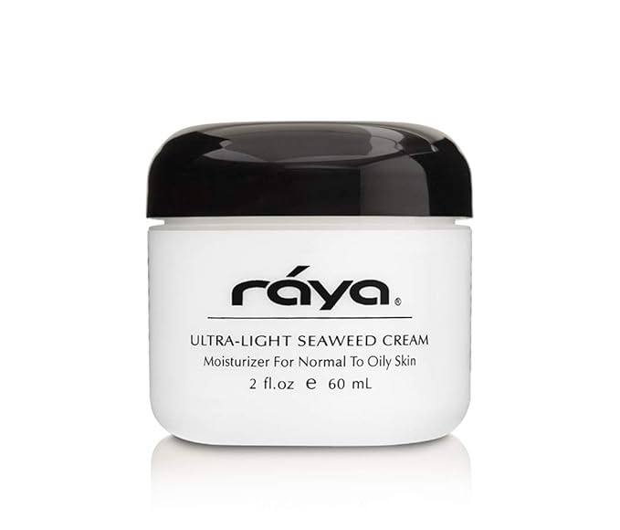 Raya Ultra-Light Seaweed Cream (304) | Anti-Aging Moisturizer for Oily, Break-Out Skin | Hydrating Face Cream Reduces Fine Lines, Wrinkles | Best Facial Moisturizer for Dry, Aging Skin | Controls Oil