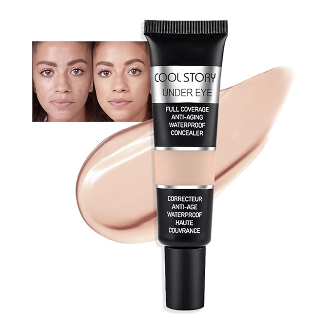 Kaely under Eye Concealer Full Coverage,Waterproof Concealer for