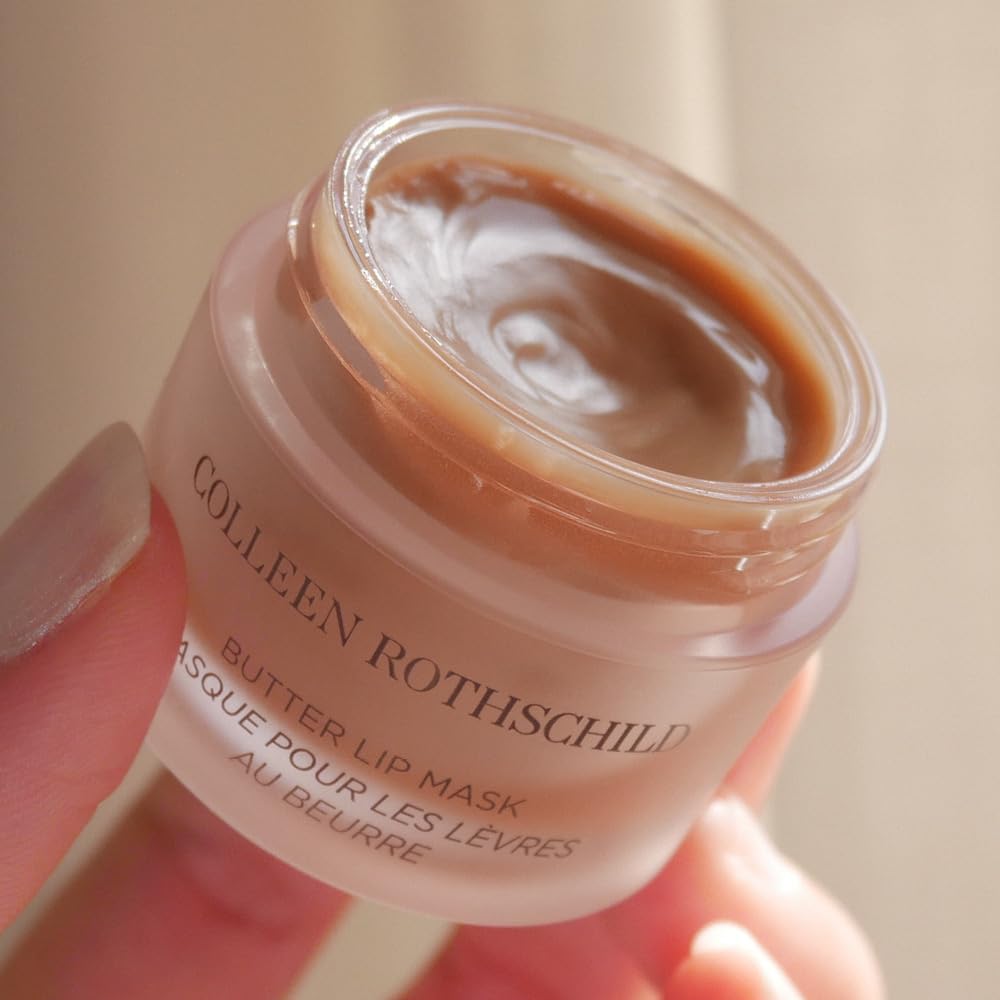 COLLEEN ROTHSCHILD Butter Lip Mask | Brown Sugar | Nourish, Hydrate & Protect with Shea Butter & Vitamin E (0.5 fl oz)