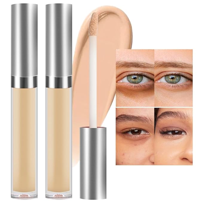 Kaely 2Pcs Hydrating Concealer Wand,Full Coverage Liquid under