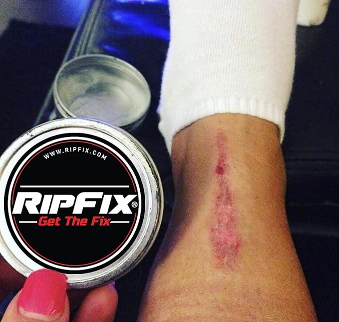 Hand Tear Repair - Rip Fix Stopper Balm for Gymnastics - Climbers Hand Balm - Wod Callus Hand Care - Climbing Hand Repair Balm Cream - Treatment for Cracked or Ripped Hands 0.3 oz - Pack of 3