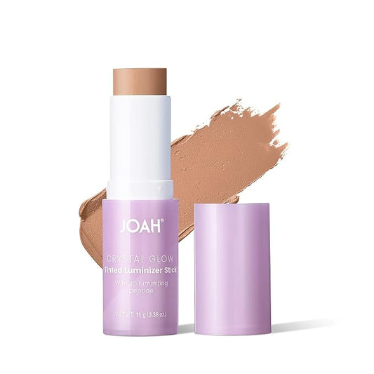 JOAH Crystal Glow Tinted Luminizer Stick, Multitasking Korean Warm Undertones