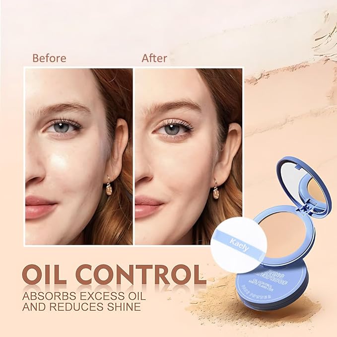 evpct Kaely Oil Control Pressed Face Powder, Get