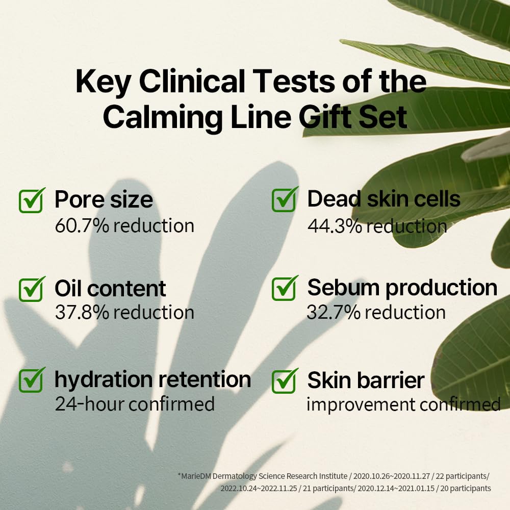 Pyunkang Yul PKY Calming Line Gift Box Set - Korean Facial Skin Care Essential for Daily Moisturizing, Safe on Acne Prone & Sensitive Skin, Vegan & Cruelty Free