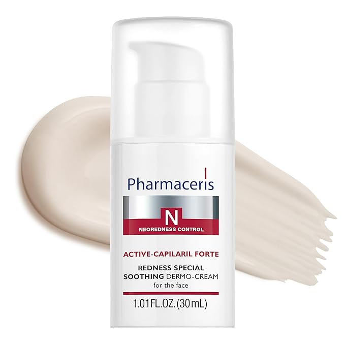 Redness Soothing Cream, Calms Redness, Evens Tone, Facial Moisturizer, Helps Support the Barrier, Skin Care for Sensitive & Red Skin, ACTIVE-CAPILARIL FORTE, 1.01 fl oz