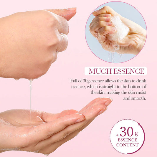 BIOAQUA Facial Mask Firming Deeply Nourish Moisturizing 98% Natural Extract Hydrating Face Mask 5PCS Set (Rose Extract (Anti-Oxygen))