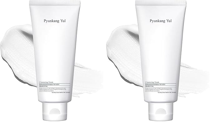 Pyunkang Yul Cleansing Foam - Korean Facial Wash for All Skin Types - Zero-irritation Face Washer extracted from Coconut - Moisturized Skin & Creating Moisture Barrier after Cleansing - 5.1 Fl. Oz