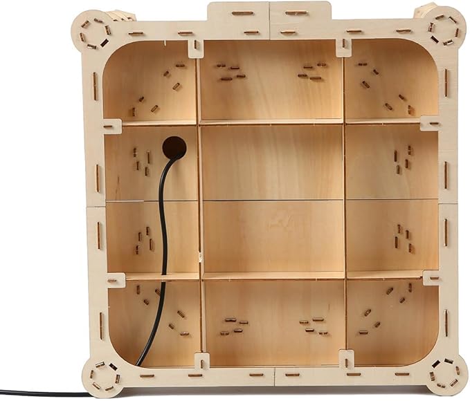 3D Wooden Puzzles for Adults 388pcs LED Light Taj Mahal Castle DIY Wooden Assembly Kit for Teens Home Decor