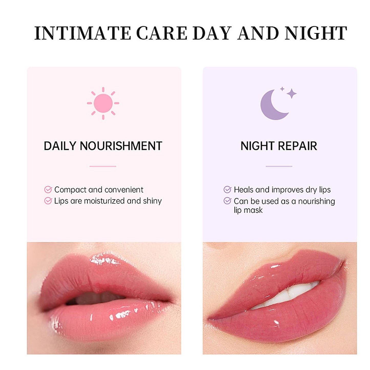 4 Color Glossy Lip Balm Butter Lip Gloss，Moisturizing Non Sticky High Shiny Finish Lip Glow Oil, Natural Plumping Lip Tint Lip Care & Repair Lip Mask for Soft & Smooth & Protect Dry Lip