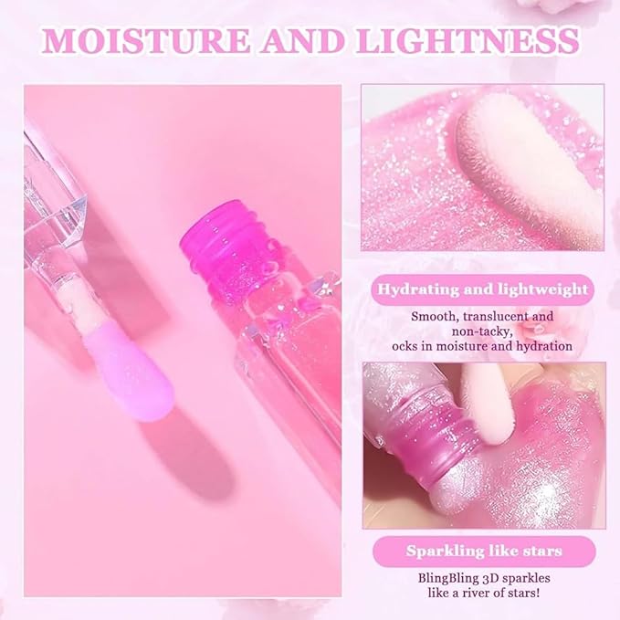 Magic Color Changing Lip Oil,Moisturizing Lip CareNon-Sticky Fres